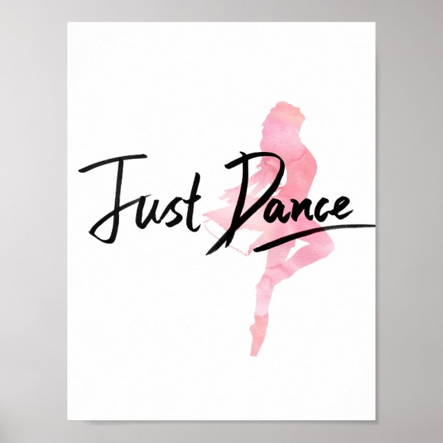 Just Dance Poster (weiß) (Vorne)
