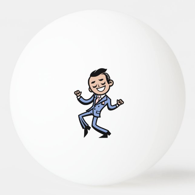 Just Dance Tischtennisball (Vorderseite)