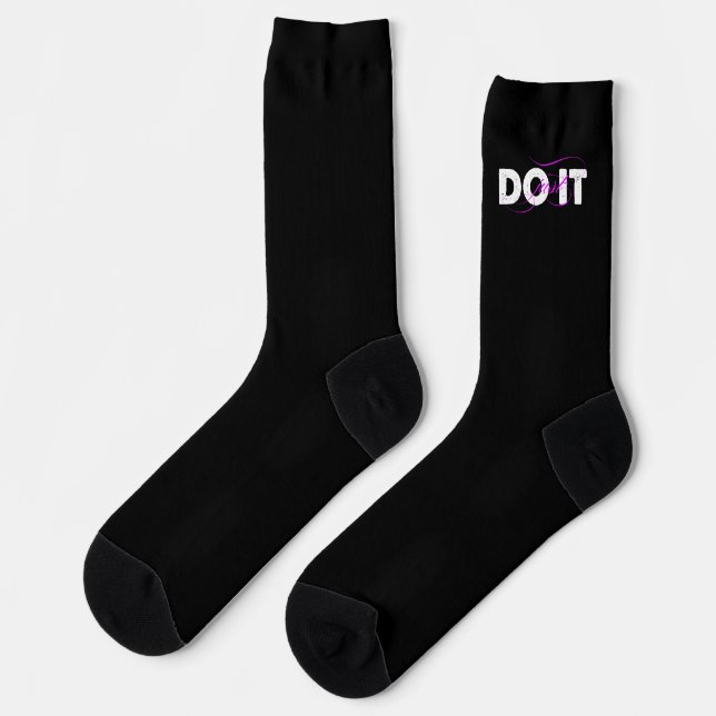 Just DO IT Women's Exercise Socken (Linkes Detail)