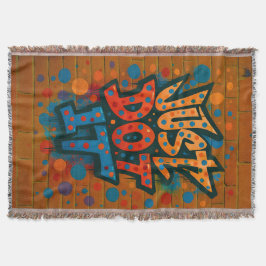 Just Dot It - Tag des Punktes Buntes Graffiti Stre Decke