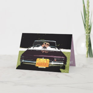"just eheliche" männliche Hochzeit GREETING CARD Karte