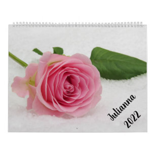 Just Flowers Personalized Name & Year Calendar Kalender