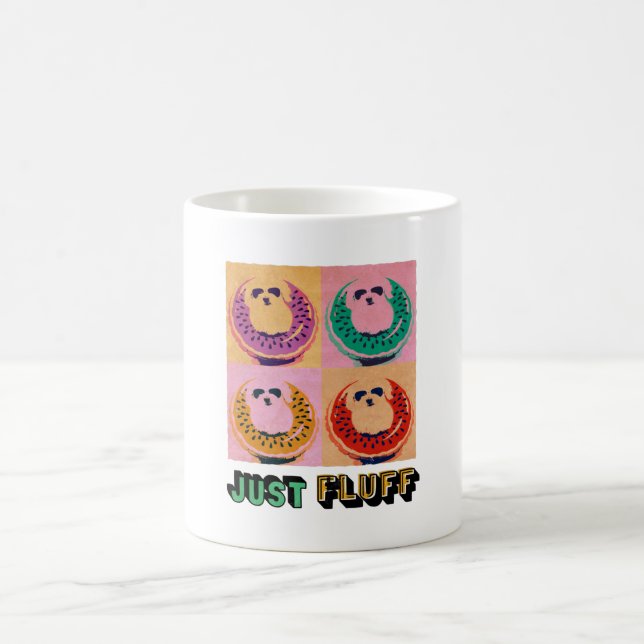 Just Fluff Summer Maltese Dog Kaffeetasse (Mittel)