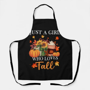 Just Girl Who Lieben Fall Saison Pumpkin Gewürzlea Schürze
