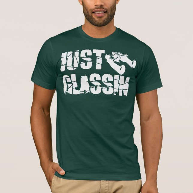 JUST GLASSIN T-Shirt (Vorderseite)