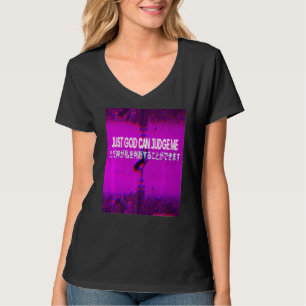 Just God Can Vaporwave Aestetic Indie Japanisch T-Shirt