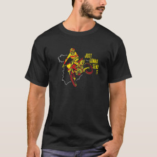 Just Gonna senden es Motocross Spanien Flag Motorr T-Shirt