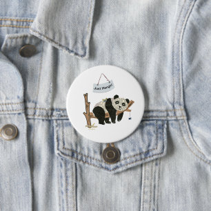 Just Hangin' Button von Adiela Akoo