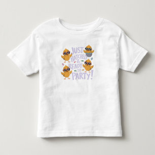 Just Hatched und Bereit zum Party! Kleinkind T-shirt