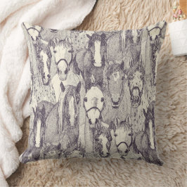 just horses mulberry pearl kissen