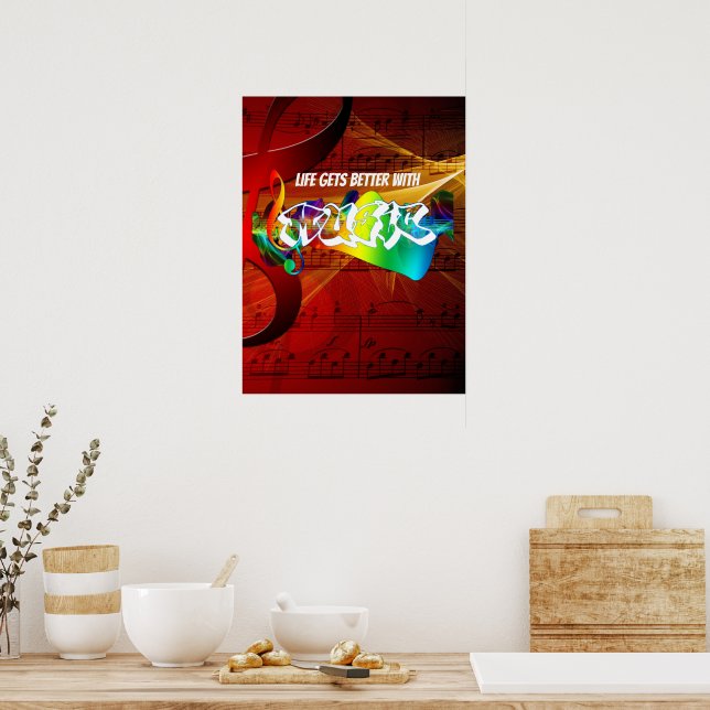 Just Instrumental Jam Poster (Küche)