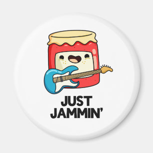 Just Jammin Funny Rocker Jam Pun Magnet