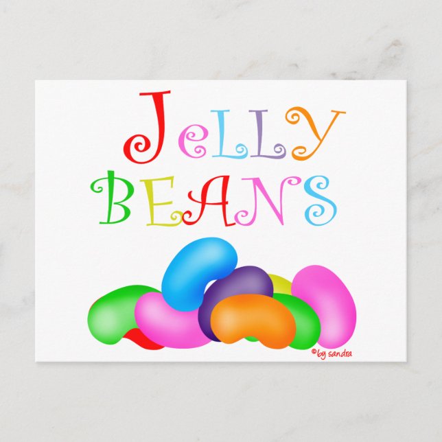 Just Jelly Beans Postkarte (Vorderseite)