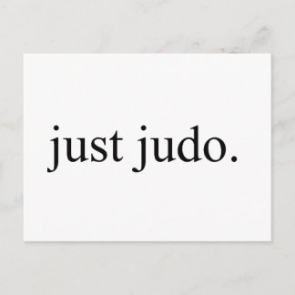 Just Judo Postkarte