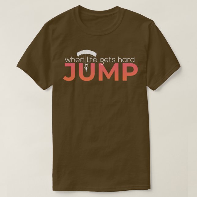 Just Jump and Skydive T-Shirt (Design vorne)