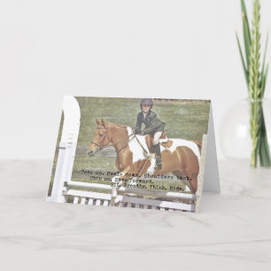 JUST JUMP Grußkarte Dankeskarte