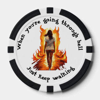 Just Keep Walking Pokerchips