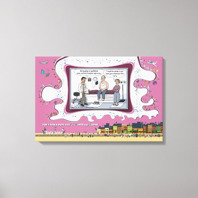 Just Leave Your Underwear | Get Well 24x16 Leinwanddruck (Vorderseite)