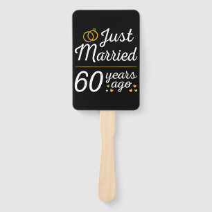 Just Married 60 Years Ago II Fächer