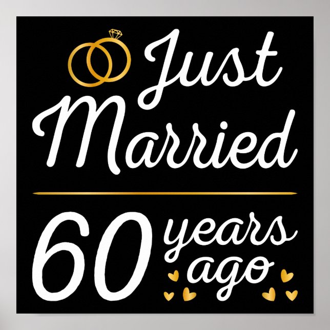 Just Married 60 Years Ago II Poster (Vorne)
