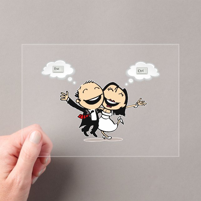 Just married acryleinladungen (Insitu (Handheld))