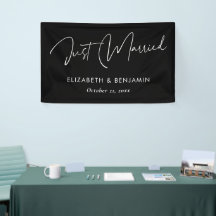 "Just Married"-Banner für Hochzeitswagen - Persona