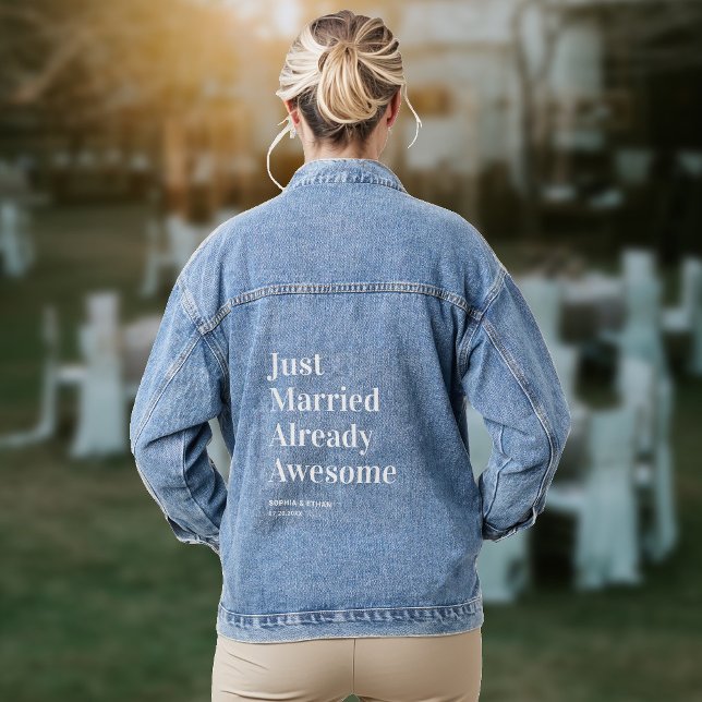 Just Married Bereits Phantastisch Funny Jeansjacke (Von Creator hochgeladen)