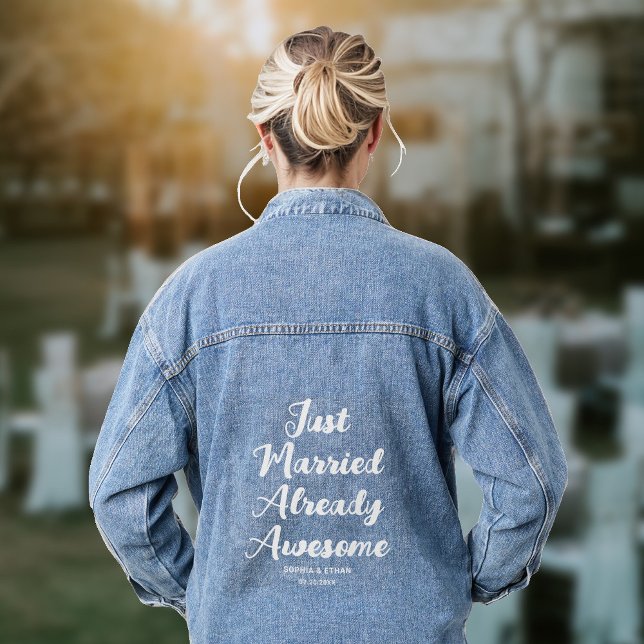 Just Married Bereits Phantastisch Funny Jeansjacke (Von Creator hochgeladen)