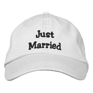 Just Married Bestickte Baseballkappe