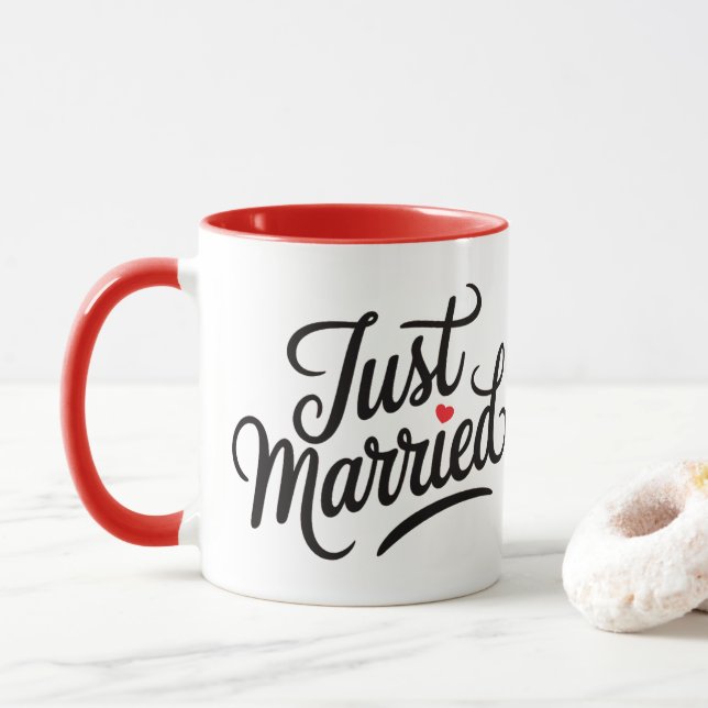 Just Married Bridal Tasse (Mit Donut)