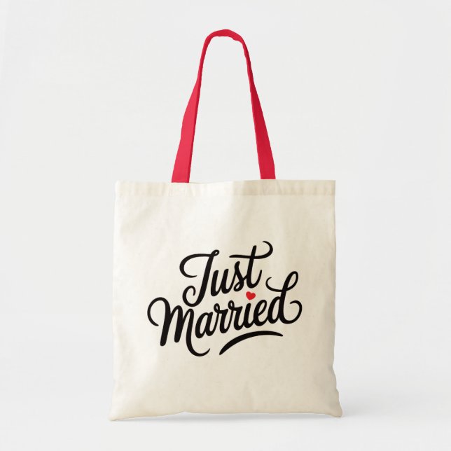 Just Married Bridal Tragetasche (Vorne)