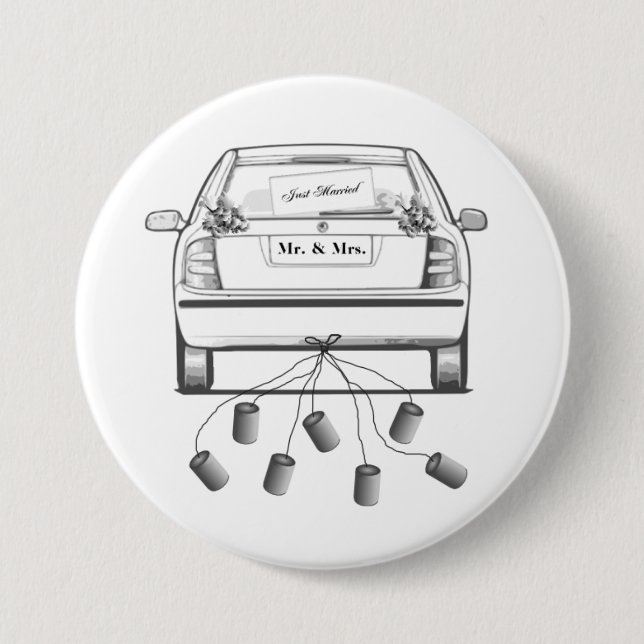 Just Married Button (Vorderseite)