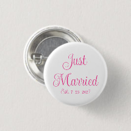 Just Married Button