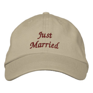Just Married Cap Bestickte Baseballkappe