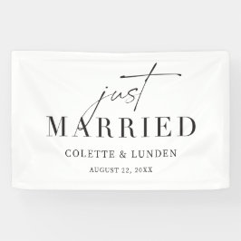 Just Married Car Banner Empfang Decoration C300
