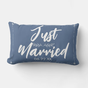 Just Married Date Hochzeitsgeschenk Niedlich Lumba Lendenkissen