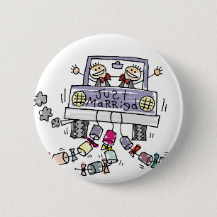 Just Married Gay Gastgeschenke Hochzeiten Button