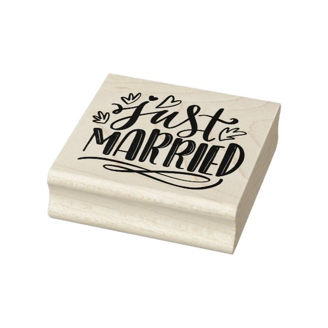 Just Married Gummistempel (Stempel)
