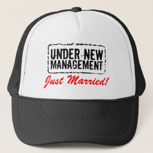 Just Married hats   Neue Verwaltung Truckerkappe
