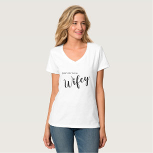 Just Married Honeymoon Fun Elegante T-Shirt