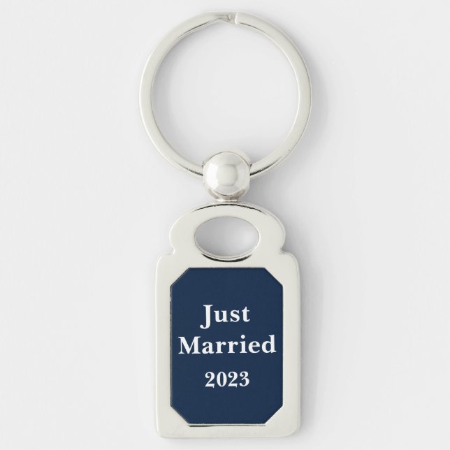 Just Married Key Ring Schlüsselanhänger (Vorderseite)