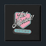 Just Married Las Vegas Wedding Bride Groom Magnet<br><div class="desc">Just Married Las Vegas Wedding Bride Groom</div>