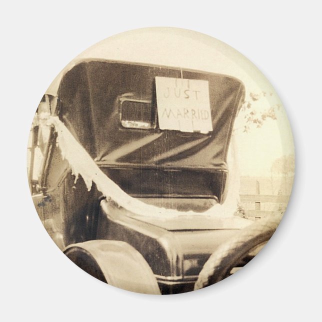 "Just Married" Magnet (Vorne)