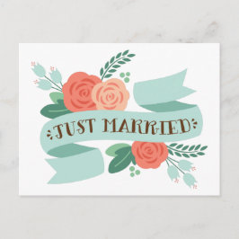 Just Married Postkarte