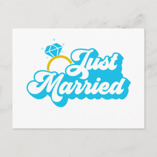 Just Married Postkarte
