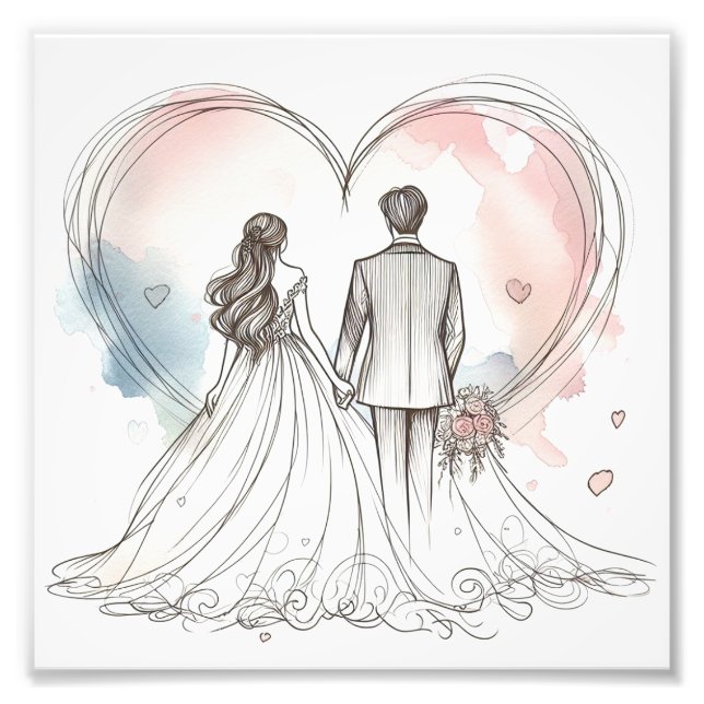 Just Married Premium Poster (Vorne)