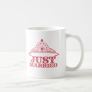 Just Married Princess Bride Tiara Weddings Tasse