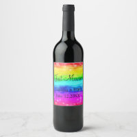 Just Married Rainbow