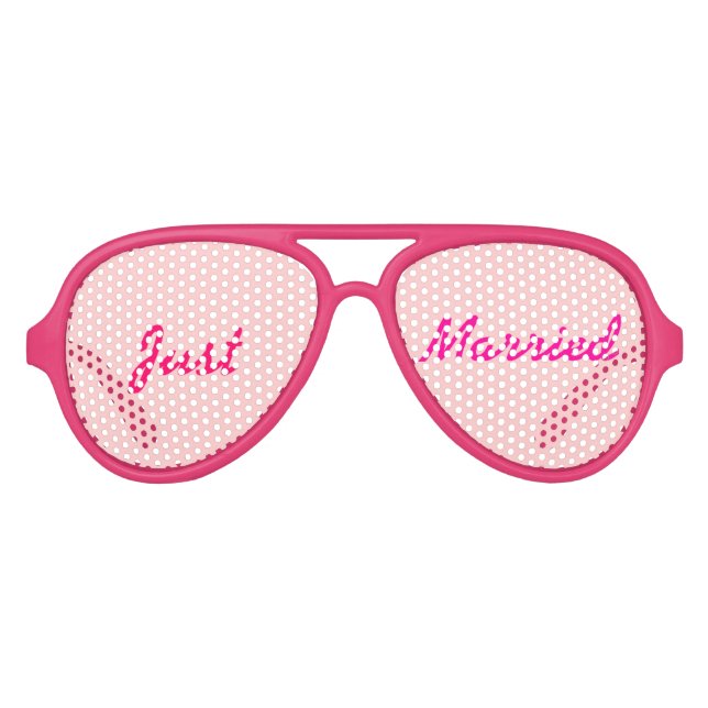 Just Married Shades Partybrille (Vorderseite)