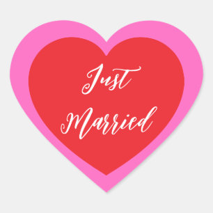 Just Married Sticker